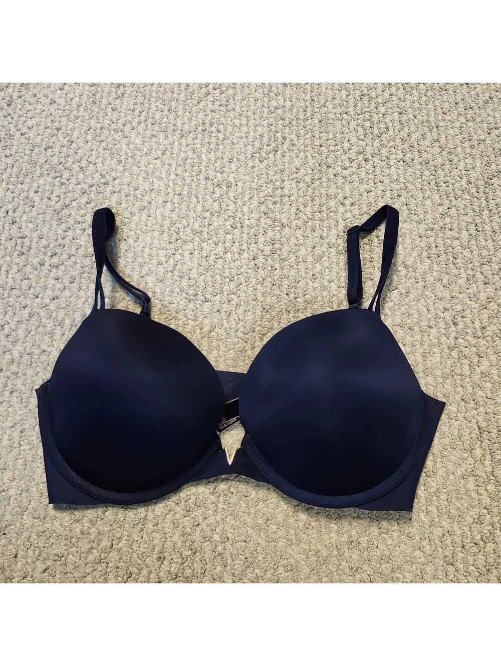 Victoria's Secret Navy Blue Push-Up Bra Size 32DD